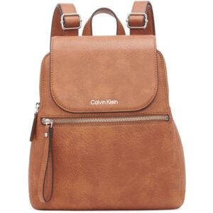 Calvin Klein Women's Reyna Novelty Key Item Flap Backpack Caramel Mix One Size Calvin Klein Women's Reyna Novelty Key Item Flap Backpack Caramel Mix One Size