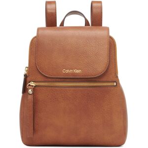 Calvin Klein Reyna Novelty Key Item Flap Backpack Caramel Combo One Size Calvin Klein Reyna Novelty Key Item Flap Backpack Caramel Combo One Size