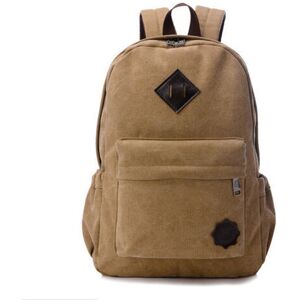 Unbranded (Khaki) Canvas Bag Mens Vintage Backpack Rucksack Laptop Shoulder Camping Travel Unbranded (Khaki) Canvas Bag Mens Vintage Backpack Rucksack Laptop Shoulder Camping Travel