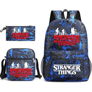 Unbranded (Style C) Stranger Things 3pcs Kid Student Backpack Schoolbag Crossbody Pencil C Unbranded (Style C) Stranger Things 3pcs Kid Student Backpack Schoolbag Crossbody Pencil C