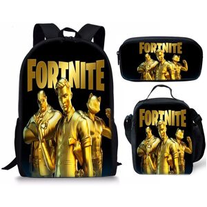 Unbranded (Style I) Set Fortnite 3piece Backpack School Bag Cartoon Lunch Bag Game Gifts C Unbranded (Style I) Set Fortnite 3piece Backpack School Bag Cartoon Lunch Bag Game Gifts C