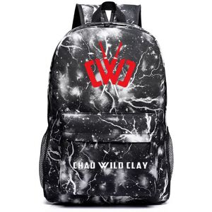 Unbranded (Lightning Black A) Clay Wild Chad Kids Backpack Boys School Bag Student Laptop Unbranded (Lightning Black A) Clay Wild Chad Kids Backpack Boys School Bag Student Laptop