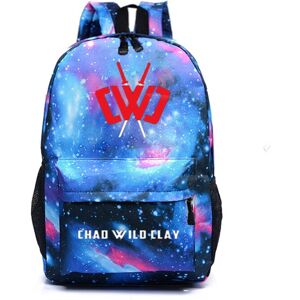 Unbranded (Sky Blue A) Clay Wild Chad Kids Backpack Boys School Bag Student Laptop Rucksac Unbranded (Sky Blue A) Clay Wild Chad Kids Backpack Boys School Bag Student Laptop Rucksac