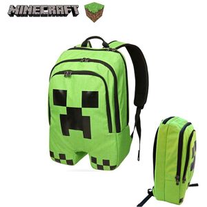 Unbranded Minecraft Green Creeper Backpack Large Capacity Travel Bag Schoolbag Gift Unisex Unbranded Minecraft Green Creeper Backpack Large Capacity Travel Bag Schoolbag Gift Unisex