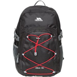 (One Size, Black/Red) Trespass Albus 30 Litre Casual Rucksack/Backpack (One Size, Black/Red) Trespass Albus 30 Litre Casual Rucksack/Backpack