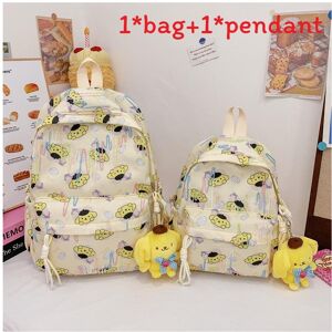 Unbranded (Pom Pom Purin, 43*30*13cm) Pompompuri Sanrio Kuromi Pattern Kids Backpack Desig Unbranded (Pom Pom Purin, 43*30*13cm) Pompompuri Sanrio Kuromi Pattern Kids Backpack Desig