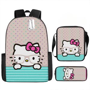Unbranded (H07) Hello Kitty Sanrio Cartoon Printed Backpack Schoolbag Shoulder Bag Pencil Unbranded (H07) Hello Kitty Sanrio Cartoon Printed Backpack Schoolbag Shoulder Bag Pencil