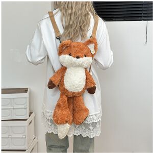 Unbranded (Running) Children Fox Plush Backpack Outdoor Leisure Storage Bag Cartoon Doll C Unbranded (Running) Children Fox Plush Backpack Outdoor Leisure Storage Bag Cartoon Doll C