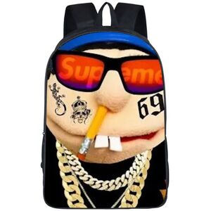 Unbranded (02) Woodyotime Sml Jeffy Cute Cartoon Pattern Children Large Capacity Backpack Unbranded (02) Woodyotime Sml Jeffy Cute Cartoon Pattern Children Large Capacity Backpack