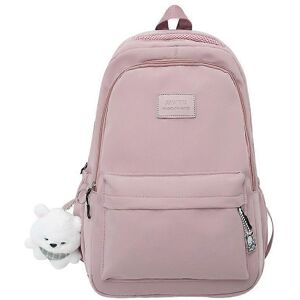 Unbranded (Black, With bear doll) Fashion Women Pink Waterproof Student Backpack New Girl Unbranded (Black, With bear doll) Fashion Women Pink Waterproof Student Backpack New Girl