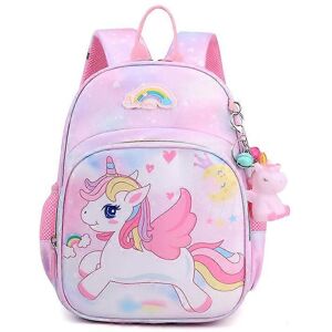 Unbranded (Pink, One size) New Unicorn Backpack For Girls Cartoon Pink Princess School Bag Unbranded (Pink, One size) New Unicorn Backpack For Girls Cartoon Pink Princess School Bag