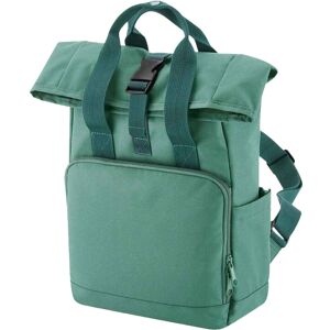 (One Size, Sage Green) Bagbase Unisex Adult Mini Recycled Twin Handle Backpack (One Size, Sage Green) Bagbase Unisex Adult Mini Recycled Twin Handle Backpack