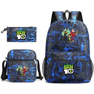 Unbranded (Style C) Ben 10 Children Backpack Cartoon Design Canvas School Bag Traveling St Unbranded (Style C) Ben 10 Children Backpack Cartoon Design Canvas School Bag Traveling St