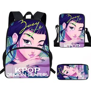 Unbranded (Style 13) Kpop Demon Hunters Child School Backpack Set Breathable Fabric Primar Unbranded (Style 13) Kpop Demon Hunters Child School Backpack Set Breathable Fabric Primar