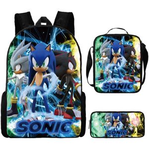 Unbranded (#43, Only 1Pcs Lunch Bag) Sonic The Hedgehog 3 School Backpack Insulated Lunch Unbranded (#43, Only 1Pcs Lunch Bag) Sonic The Hedgehog 3 School Backpack Insulated Lunch