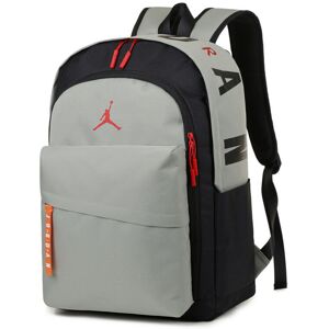 Unbranded (Gray) Color Air Solid Jordan Pattern Student Backpack Curved Straps Gift School Unbranded (Gray) Color Air Solid Jordan Pattern Student Backpack Curved Straps Gift School