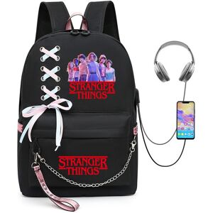 Unbranded (Style C) Things Stranger Backpack Schoolbag Unisex Travel Laptop Usb Student Ki Unbranded (Style C) Things Stranger Backpack Schoolbag Unisex Travel Laptop Usb Student Ki