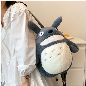Unbranded Plush Animal Totoro Cartoon Backpack Large Size Fluffy School Pocket Zipper Bag Unbranded Plush Animal Totoro Cartoon Backpack Large Size Fluffy School Pocket Zipper Bag