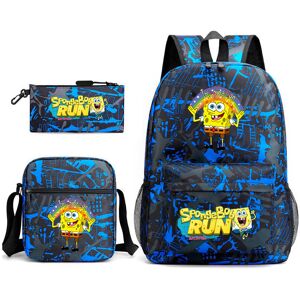 INIU (- Style-38, Backpack) SpongeBob Print Youth School Backpack for Boys and Girls INIU (- Style-38, Backpack) SpongeBob Print Youth School Backpack for Boys and Girls