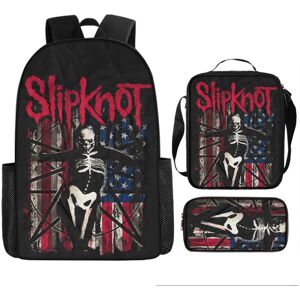 INIU (M, ??) Halloween Backpack Heavy Metal Rock Slipknot Band Three-Piece Set: Backp INIU (M, ??) Halloween Backpack Heavy Metal Rock Slipknot Band Three-Piece Set: Backp