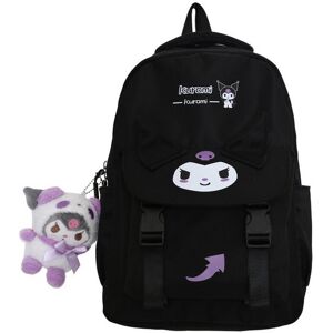 Unbranded (Black) Sanrio Kuromi Cinnamoroll Large Capacity Backpack With Schoolbag Outdoor Unbranded (Black) Sanrio Kuromi Cinnamoroll Large Capacity Backpack With Schoolbag Outdoor