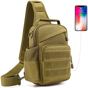 HUNTVP Tactical Molle Chest Sling Pack Daypack Backpack Crossbody Bag with HUNTVP Tactical Molle Chest Sling Pack Daypack Backpack Crossbody Bag with