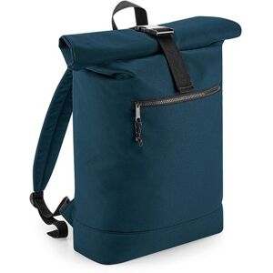 Bagbase Rolled Top Recycled Backpack - One Size, Petrol Blue Bagbase Rolled Top Recycled Backpack - One Size, Petrol Blue