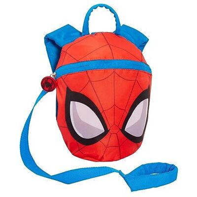 Spider-Man Backpack with Reins Kids Toddlers Detachable Safety Harness Nursery Spidey Day B Spider-Man Backpack with Reins Kids Toddlers Detachable Safety Harness Nursery Spidey Day B