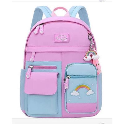 konhill (As show, One size) Large Capacity Backpack for Kids Lightweight Schoolbag Nylon konhill (As show, One size) Large Capacity Backpack for Kids Lightweight Schoolbag Nylon