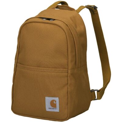 Carhartt Mini Backpack, Everyday Essentials Daypack for Men and Women, Brown, On Carhartt Mini Backpack, Everyday Essentials Daypack for Men and Women, Brown, On