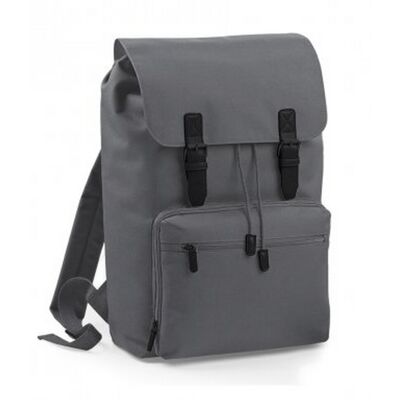 BagBase Vintage Laptop Backpack - Graphite/Black - One Size - Laptop Backpack BagBase Vintage Laptop Backpack - Graphite/Black - One Size - Laptop Backpack