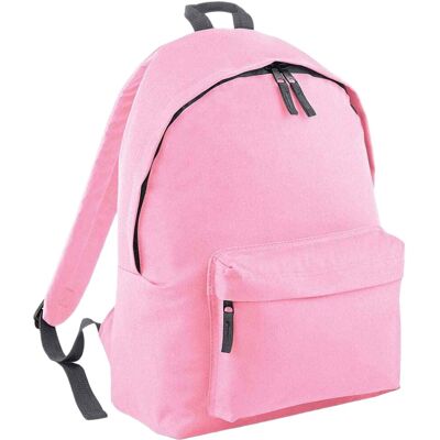 Bagbase Original Plain Pink/Graphite Grey Backpack Bagbase Original Plain Pink/Graphite Grey Backpack