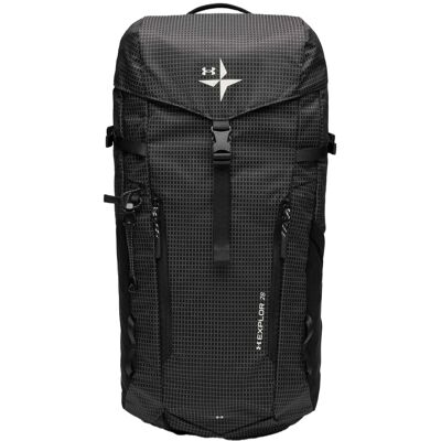 (L-XL, Black/White) Under Armour Explor Grid Hiking Backpack (L-XL, Black/White) Under Armour Explor Grid Hiking Backpack