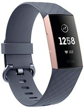 Fitbit Charge 3 Advanced Fitness Tracker with Heart Rate, Swim Tracking & 7 Day