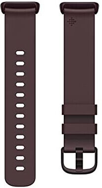 Fitbit Unisex Charge 5,leather Band,black,large Accessory band, Black, L UK