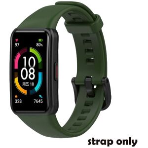 Unbranded (Army Green) Adjustable Replacement Bracelet Silicone Strap Huawei Honor Band 6 Unbranded (Army Green) Adjustable Replacement Bracelet Silicone Strap Huawei Honor Band 6
