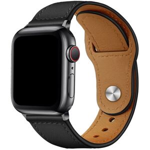 Unbranded (Black, 38/40/41mm) Luxury Leather Watch Band Vintage Wristband Strap For Apple Unbranded (Black, 38/40/41mm) Luxury Leather Watch Band Vintage Wristband Strap For Apple