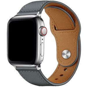 Unbranded (Gray, 42/44/45mm) Luxury Leather Watch Band Vintage Wristband Strap For Apple i Unbranded (Gray, 42/44/45mm) Luxury Leather Watch Band Vintage Wristband Strap For Apple i