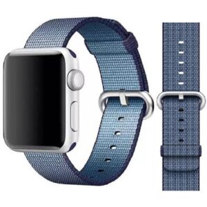 Apple Woven Nylon Watch Strap with Buckle (41mm / 38mm) - Midnight Blue Apple Woven Nylon Watch Strap with Buckle (41mm / 38mm) - Midnight Blue