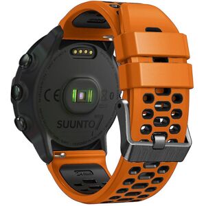 Unbranded (Orange Black) For Suunto 7 / 9 / 9 Baro Dual-color Silicone Watch Band 24mm Mul Unbranded (Orange Black) For Suunto 7 / 9 / 9 Baro Dual-color Silicone Watch Band 24mm Mul
