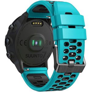 Unbranded (Sky Blue Black) For Suunto 7 / 9 / 9 Baro Dual-color Silicone Watch Band 24mm M Unbranded (Sky Blue Black) For Suunto 7 / 9 / 9 Baro Dual-color Silicone Watch Band 24mm M