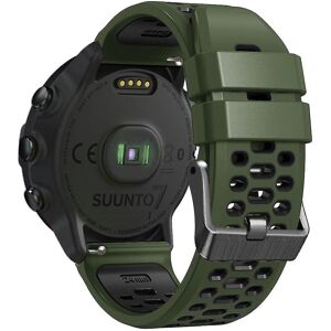 Unbranded (Army Green Black) For Suunto 7 / 9 / 9 Baro Dual-color Silicone Watch Band 24mm Unbranded (Army Green Black) For Suunto 7 / 9 / 9 Baro Dual-color Silicone Watch Band 24mm