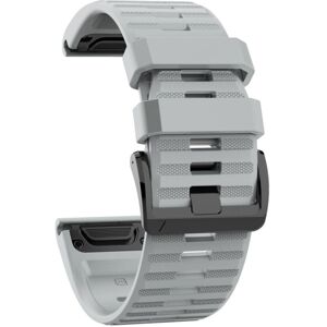 Unbranded (Grey) Fiauli 26mm Silicone Sports Watch Wrist Strap Band for Garmin Fenix 6X 5X Unbranded (Grey) Fiauli 26mm Silicone Sports Watch Wrist Strap Band for Garmin Fenix 6X 5X