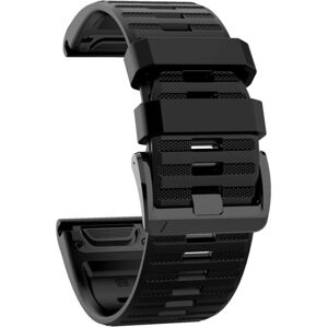 Unbranded (Black) Fiauli 26mm Silicone Sports Watch Wrist Strap Band for Garmin Fenix 6X 5 Unbranded (Black) Fiauli 26mm Silicone Sports Watch Wrist Strap Band for Garmin Fenix 6X 5