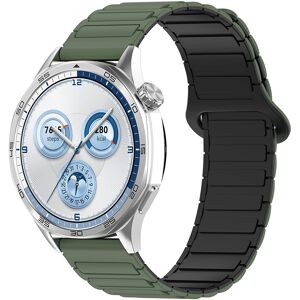 Unbranded (Dark Green Black) 22MM I-beam Magnetic Watch Strap for Huawei Watch GT5 Pro 46M Unbranded (Dark Green Black) 22MM I-beam Magnetic Watch Strap for Huawei Watch GT5 Pro 46M
