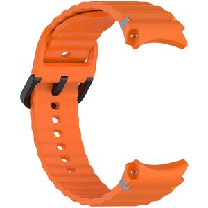 Unbranded (Orange) Watch Strap Silicone Watch Band for Samsung Galaxy watch 7 Unbranded (Orange) Watch Strap Silicone Watch Band for Samsung Galaxy watch 7