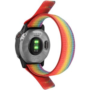 Unbranded (Rainbow) For Garmin Descent G1 / Fenix 7 / 6 Pro / 5 Plus Nylon Watch Band Ad Unbranded (Rainbow) For Garmin Descent G1 / Fenix 7 / 6 Pro / 5 Plus Nylon Watch Band Ad