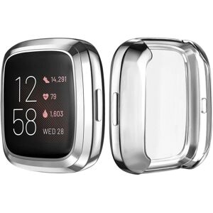 Unbranded (silver, for fitbit sense) Screen Protector Case For Fitbit Versa 2 Versa 3 Vers Unbranded (silver, for fitbit sense) Screen Protector Case For Fitbit Versa 2 Versa 3 Vers