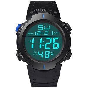 Maxpower (blue, One Size) Fashion Waterproof Men's Boy Lcd Digital Stopwatch Date Ru Maxpower (blue, One Size) Fashion Waterproof Men's Boy Lcd Digital Stopwatch Date Ru