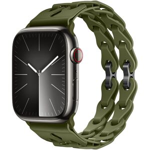 Unbranded (Olive green, 42mm 44mm 45mm 49mm) Silicone Strap for Apple Watch Ultra 2 Band 4 Unbranded (Olive green, 42mm 44mm 45mm 49mm) Silicone Strap for Apple Watch Ultra 2 Band 4